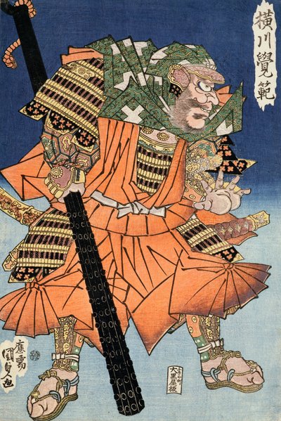The warrior monk Yokogawa Kakuhan, pub. 1830 by Utagawa Kunisada